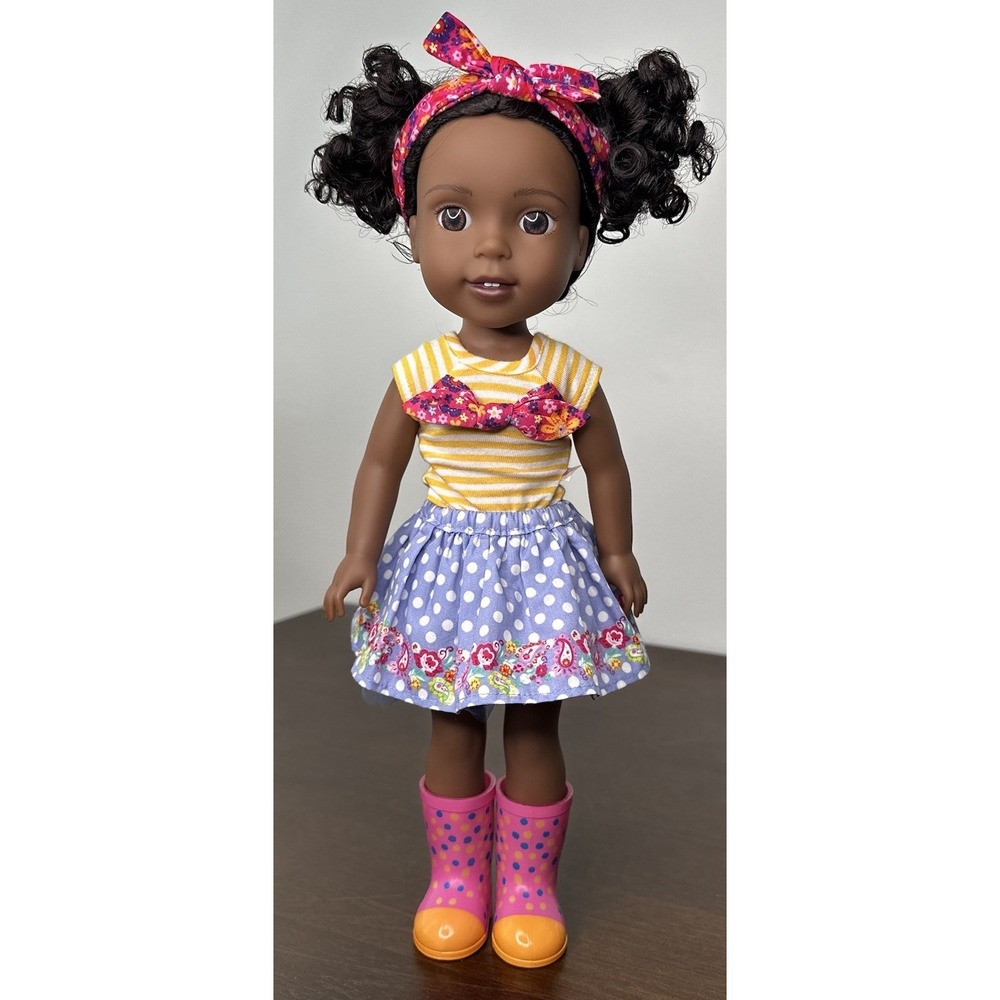 Kendall Doll WellieWishers American Girl Complete Original Meet Outfit Retired